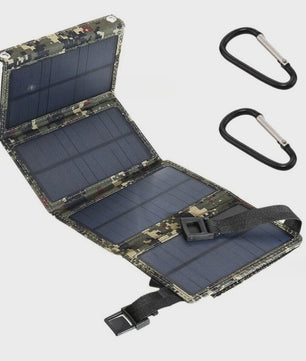 Opvouwbaar Zonnepaneel 100W - Draagbare Powerbank Oplader met USB