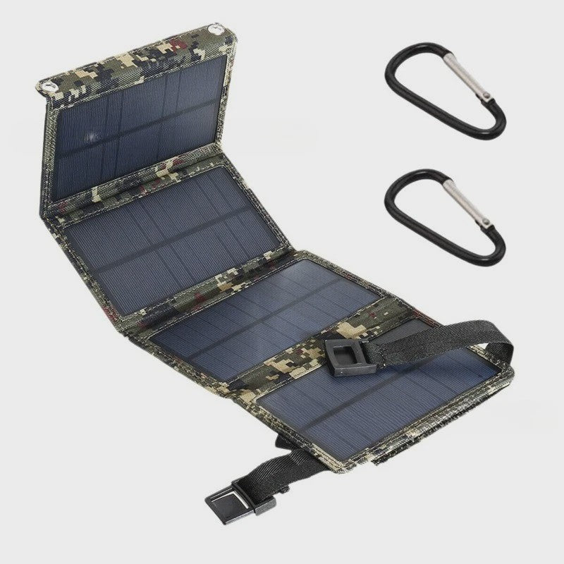 Opvouwbaar Zonnepaneel 100W - Draagbare Powerbank Oplader met USB