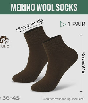 Merino Wol Sokken - Warm, Ademend & Vochtafvoerend voor Wandelen & Sport