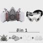 Professioneel Half-Face Stof- en Gasmasker met Verwisselbare Filters voor Schilderen en Spuiten