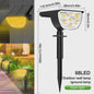 Solar Tuinspots LED (72/68) - IP65 Waterdicht, 3 Modi, Buitenverlichting