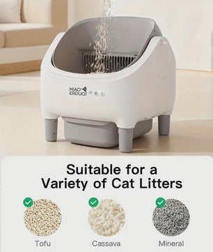 Automatische Zelfreinigende Kattenbak - Met App Controle & Veiligheidssensoren