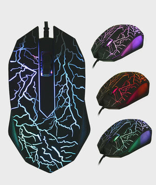 Gaming Muis met 3200DPI, Ergonomisch Design en Kleurrijke LED Verlichting