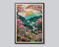 Japanse Canvas Print: Iconische Fuji & Golven - Retro Landschap Poster