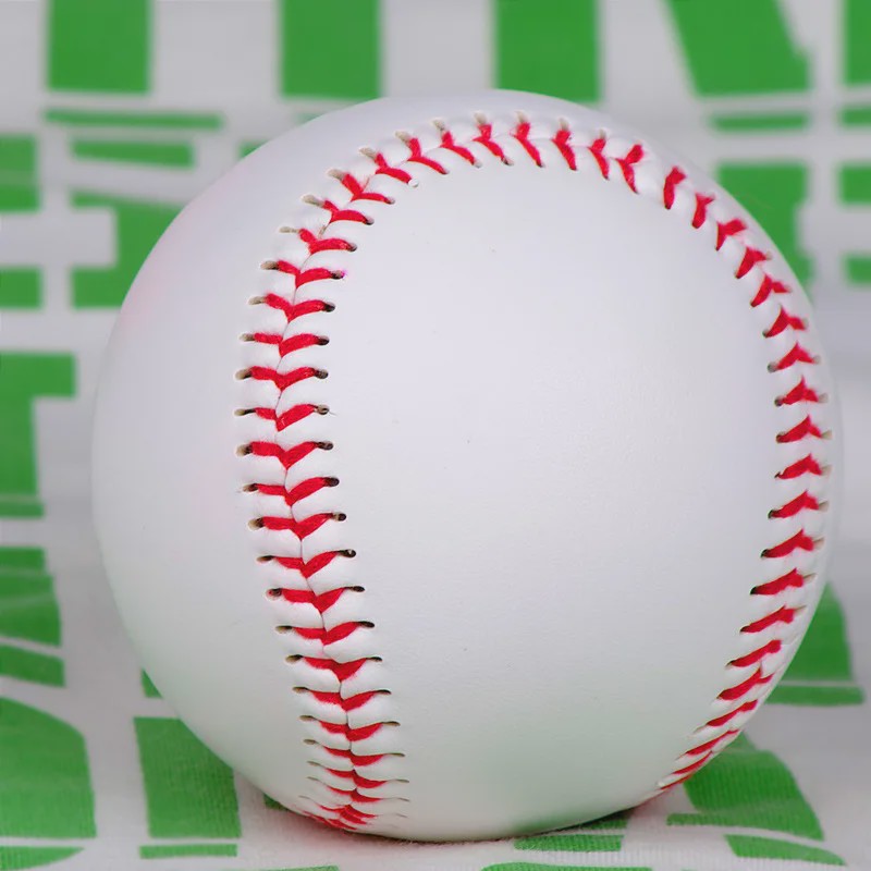 Set van 6 Harde Baseballs - Standaard Maat, Leer, Oefen & Trainingsballen