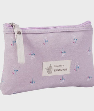 Schattige Canvas Make-up Tas met Stippenprint - Make-up & Toiletartikelen Organizer