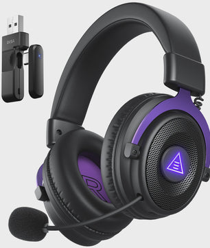 Oneodio EKSA E900 WT Gaming Headset: Draadloos 2.4G, Bluetooth, 80u Batterij & RGB