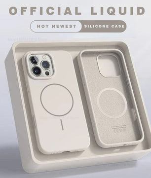 Magnetisch Siliconen Hoesje voor iPhone 11 t/m 17 Pro Max | Magsafe | Schokbestendig | Draadloos Laden