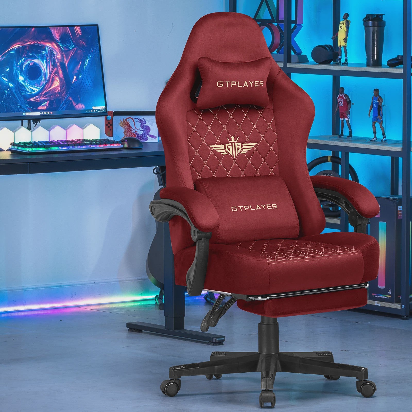 Ergonomische Gaming Chair van GTPLAYER - Verstelbaar, Draaibaar & Comfortabel