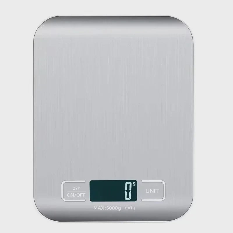 Digitale Keukenweegschaal RVS - 10kg/5kg Precisie met LED Display