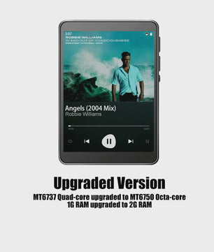 Famue PA03 Android MP3/MP4 Speler met WiFi, Bluetooth & 2.8" Scherm - Lossless Audio & App Downloads