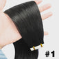 Tape-in Haarverlengingen 100% Echt Menselijk Haar - Kleur #2 - Naadloos & Zacht