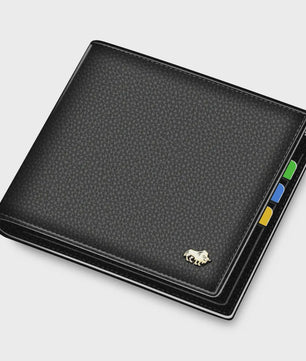 Luxe Heren Portemonnee van Bison Denim | Echt Leer, RFID, Muntvak & Kaarthouder (Model N4470)
