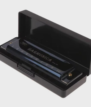 Diatonische Mondharmonica in C - 10 Gaten - Ideaal voor Beginners & Kinderen - Inclusief Hoesje
