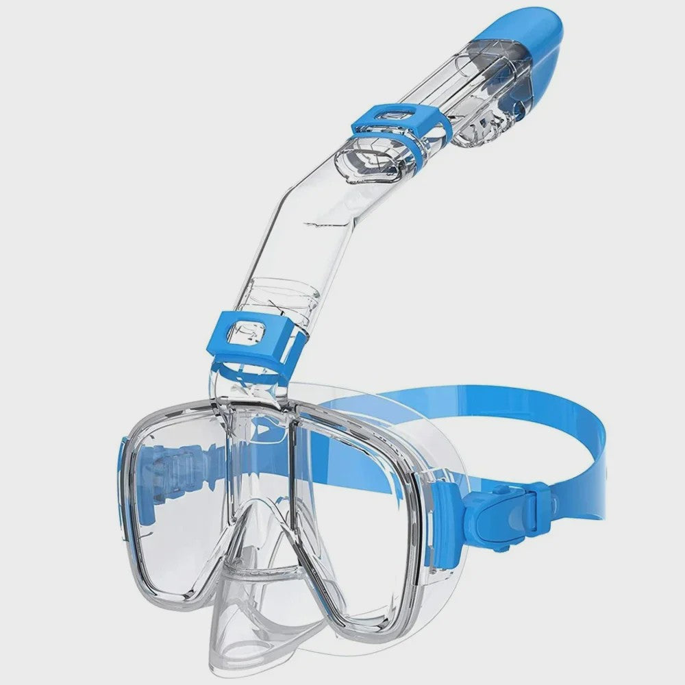 Professioneel Snorkelmasker Volledig Gelaat - Anti-Fog & Ademend - Voor Kinderen en Volwassenen
