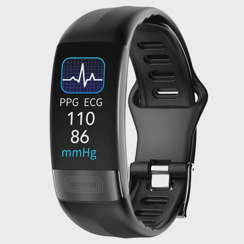 Smartwatch met EKG, PPG, SpO2, Bloeddruk & Temperatuurmeting - Gezondheidstracker
