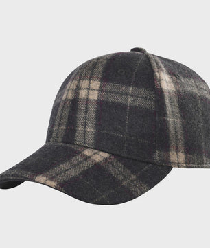 Herren Tweed Baseball Cap - Stijlvolle Wolmix Pet voor Heren