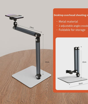Verstelbare Vloerstandaard voor Projector, Telefoon of Tablet - Draaibaar & Stabiel