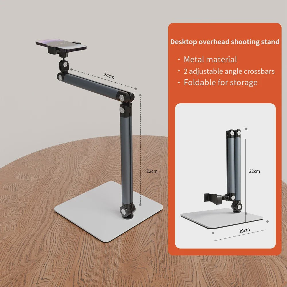 Verstelbare Vloerstandaard voor Projector, Telefoon of Tablet - Draaibaar & Stabiel