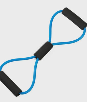 8-vormige Weerstandsband voor Krachttraining en Fitness | Elastische Oefenband met Handvatten