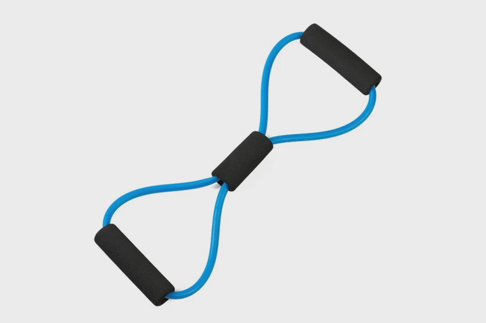 8-vormige Weerstandsband voor Krachttraining en Fitness | Elastische Oefenband met Handvatten
