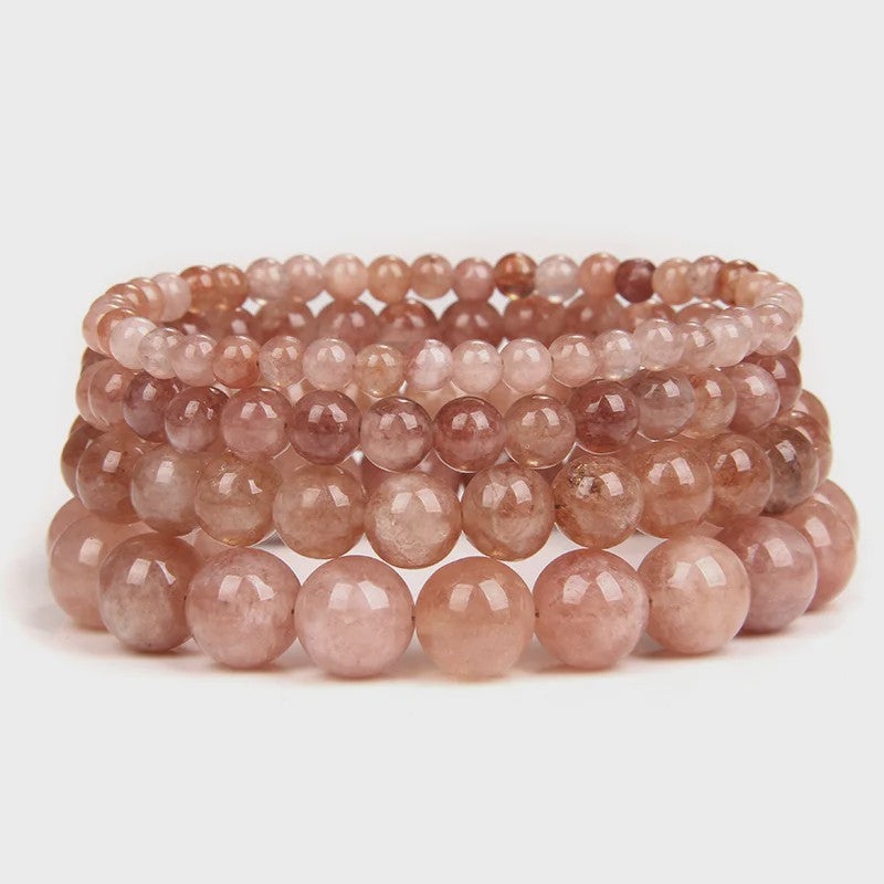 Handgemaakte Natuursteen Armbanden - Onyx & Agate Kralen - Yoga & Reiki Energie - Unisex 19cm