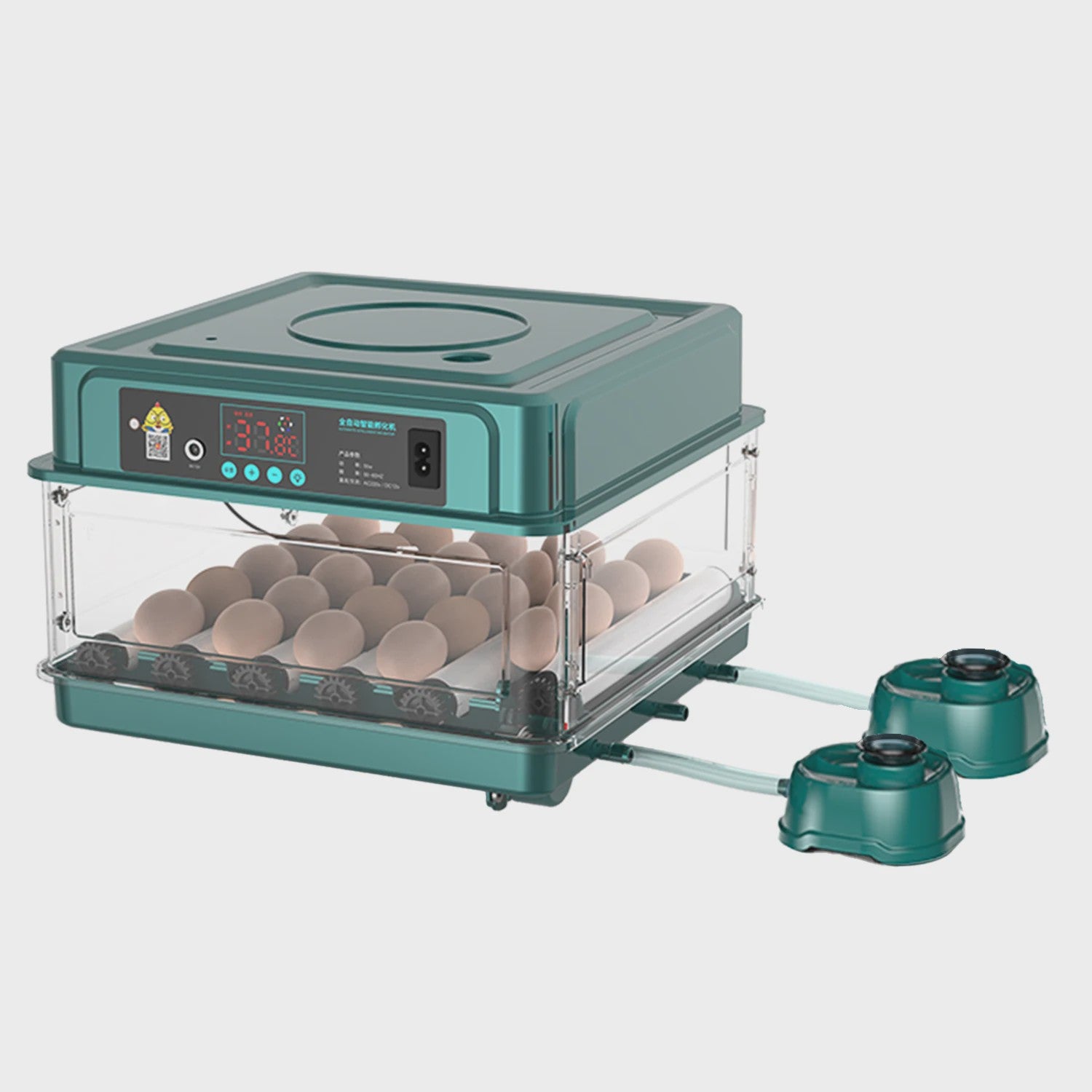 Automatische Broedmachine voor 9-48 Eieren met Constante Temperatuur & Automatische Keerfunctie