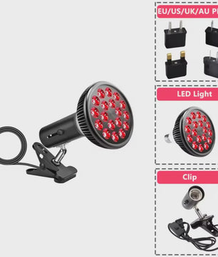 Roodlichttherapie Lamp 660nm & 850nm met Statief - Huidverbetering & Pijnverlichting