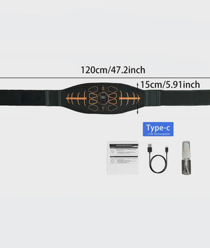 Smart EMS Abdominale Stimulator Riem - Spierversteviging & Lichaamsmassage