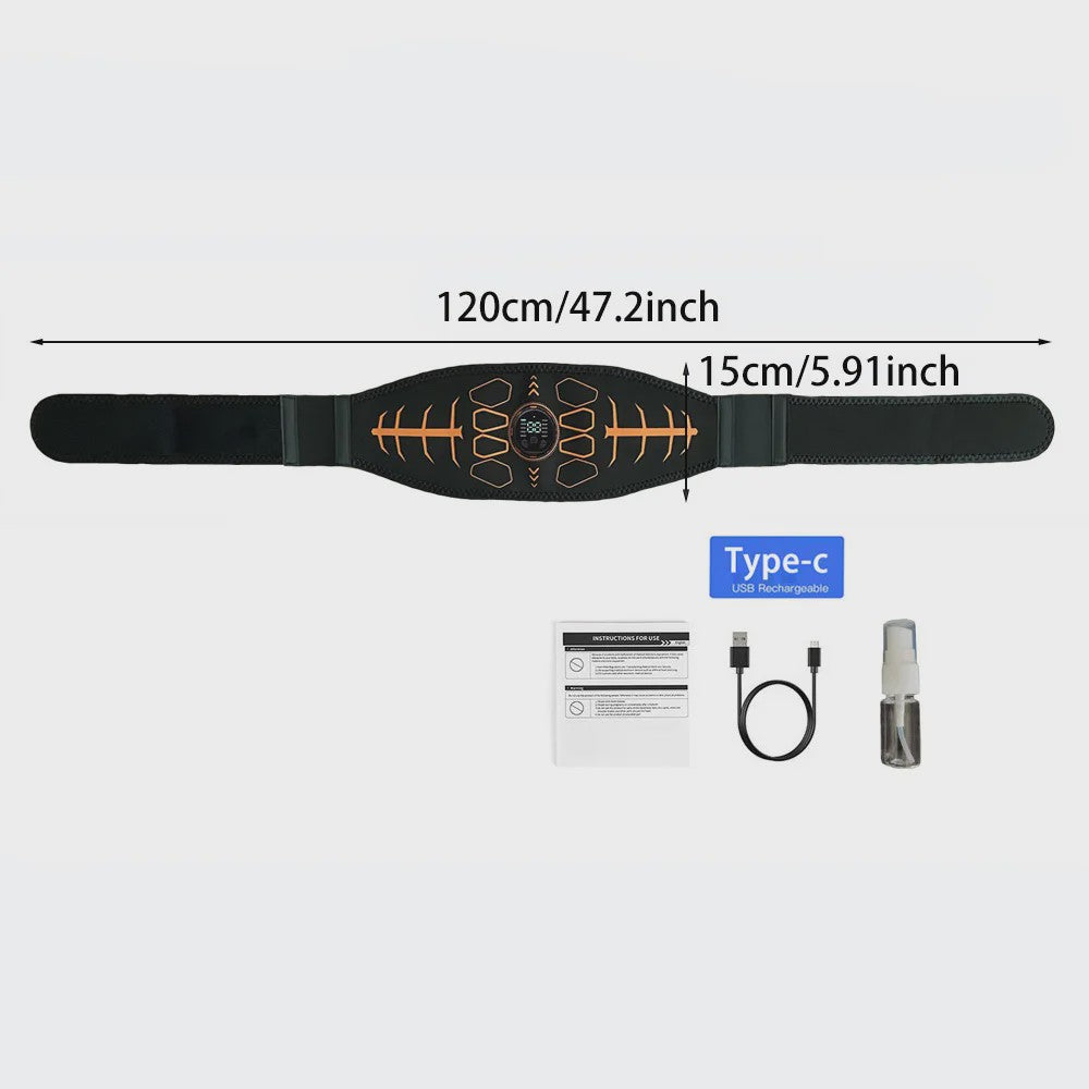 Smart EMS Abdominale Stimulator Riem - Spierversteviging & Lichaamsmassage