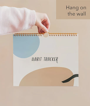 Motiverende Habit Tracker Kalender & Journal - 12 Maanden OngeДата, Plan Je Doelen