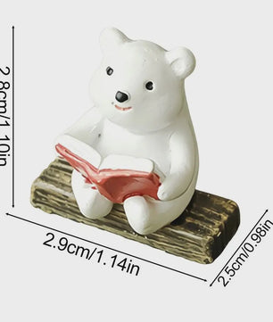 Schattige Mini Dieren Beeldjes - Waterdichte Decoratie voor Aquarium, Terrarium & Meer