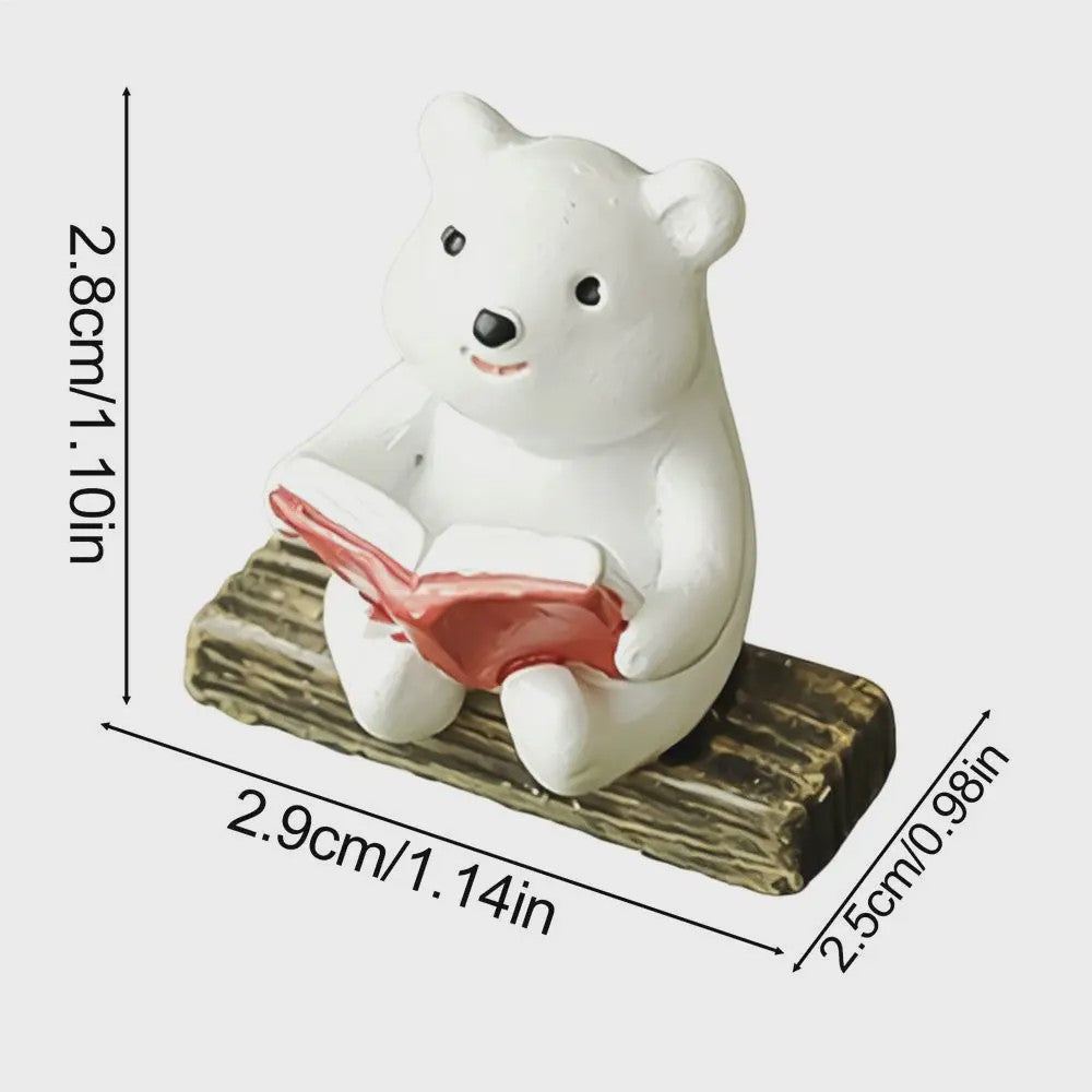 Schattige Mini Dieren Beeldjes - Waterdichte Decoratie voor Aquarium, Terrarium & Meer
