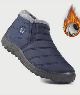 Dames Waterdichte Warme Enkellaarsjes - Comfortabele Antislip Snowboots voor Wandelen en Winter