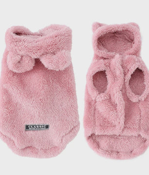 Schattige Fleece Hondenkleding met Capuchon - Winterjas voor Kleine en Middelgrote Honden & Katten