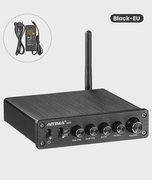 AIYIMA A03 2.1 Bluetooth HiFi Versterker TPA3116D2 Digitale Audio Versterker 50W x 2 + 100W Subwoofer