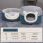 Zachte Pluche Kattenmand & Hondenhok - Warm Winter Nest voor Puppy's en Kittens