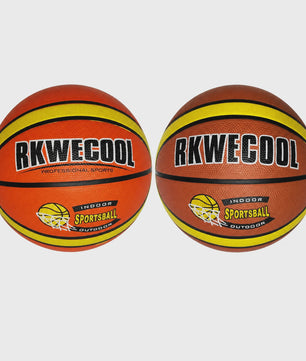 Duurzame Rubberen Basketbal 22.6cm - Indoor & Outdoor Sportbal