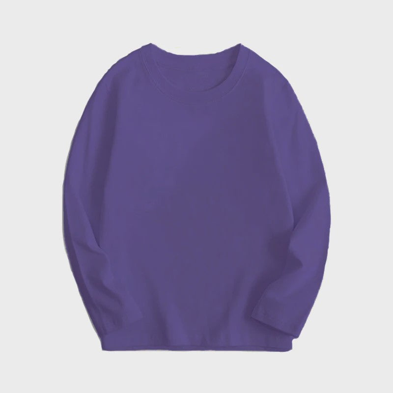 Basic Katoenen Longsleeve T-shirt voor Kinderen (2-14 Jaar) - Jongens & Meisjes