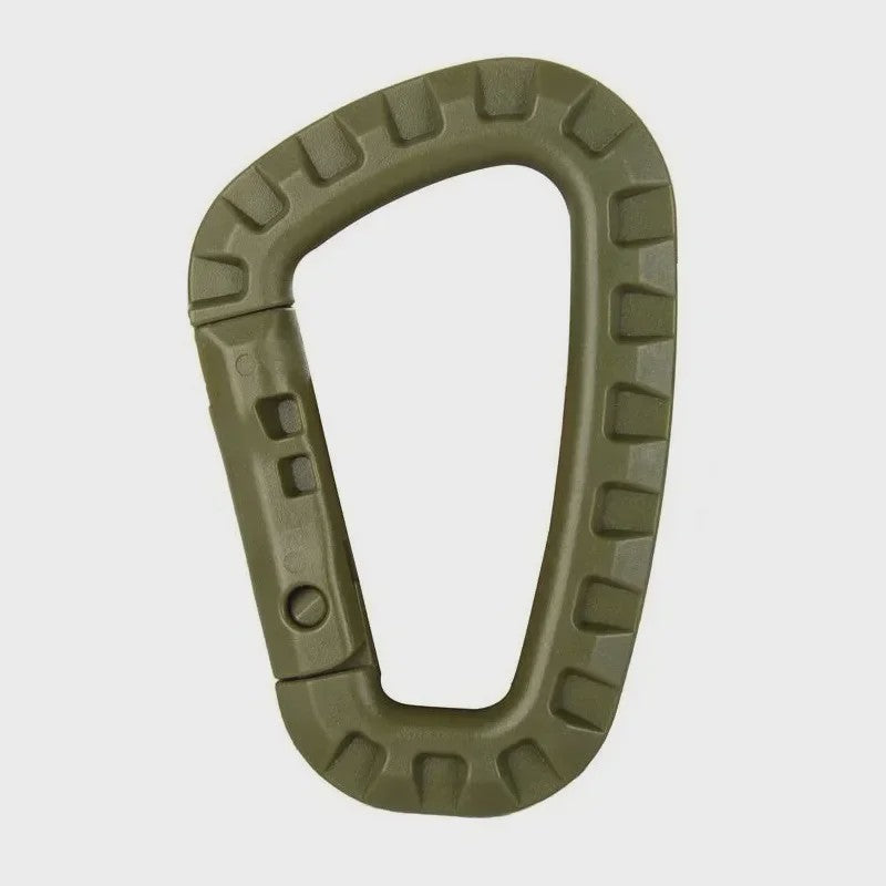 Tactische Karabijnhaak Clips D-Ring Gespen - Set van 1-10 Stuks voor Outdoor & Backpacking