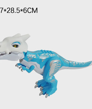 Grote Bouwblok Dinosaurus Speelgoed - Indominus Rex & Tyrannosaurus Rex Modellen