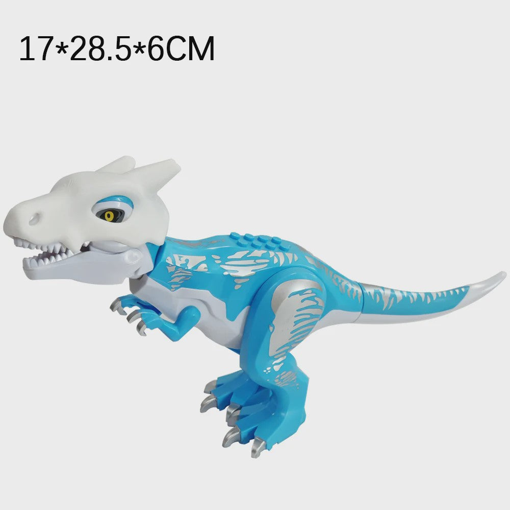 Grote Bouwblok Dinosaurus Speelgoed - Indominus Rex & Tyrannosaurus Rex Modellen