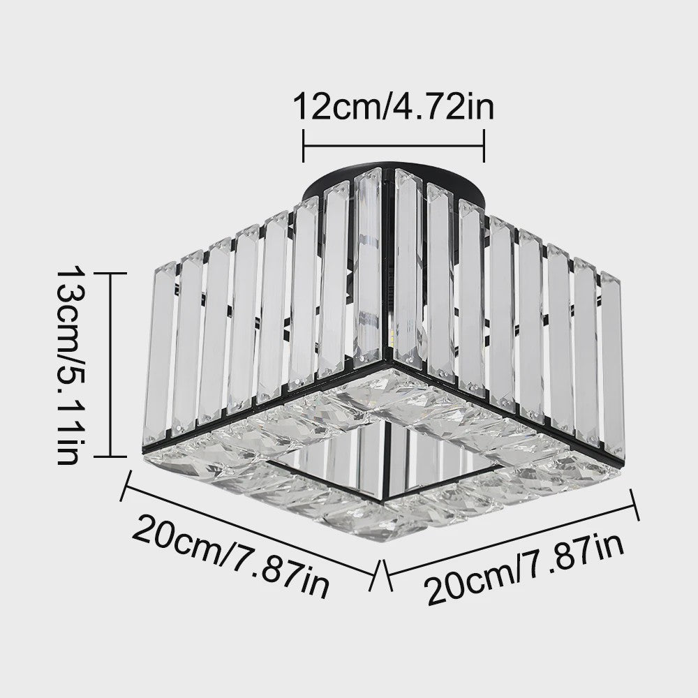 Moderne Kristallen Hanglamp Vloerlamp - Stijlvol Design voor Keuken, Woon- en Eetkamer
