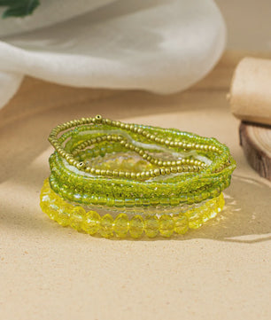 Set van 10 Bohemia Kralen Armbanden - Zomerse Stijl & Strand Vakantie Sieraden