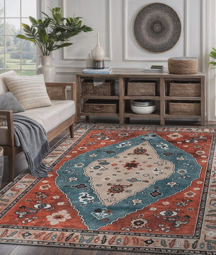 Vintage Oosters Vloerkleed - Retro Perzisch/Turks Design voor Woonkamer & Slaapkamer