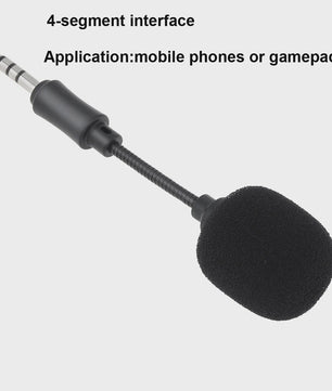 Flexibele Mini Microfoon met 3.5mm Jack voor Telefoon, PC & Laptop