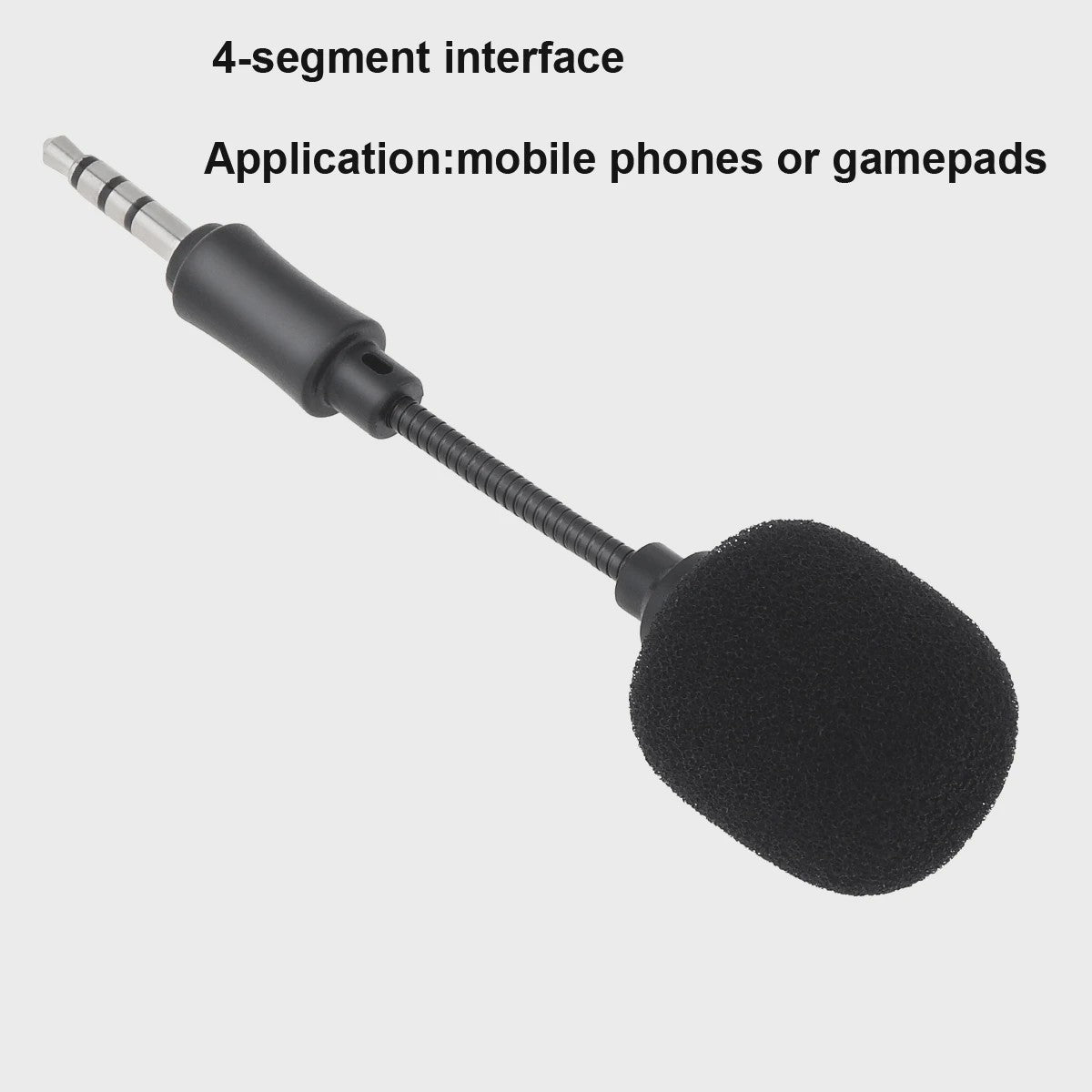 Flexibele Mini Microfoon met 3.5mm Jack voor Telefoon, PC & Laptop