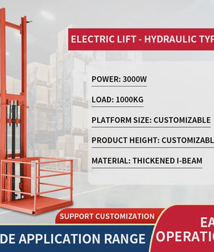 Elektrische Hydraulische Hefbrug (500/1000KG) - Magazijn & Huislift