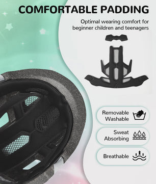 Lichtgewicht Kinderhelm met Afneembare Vizier - Veilig Fietsen, Scooter & Skate