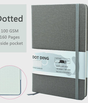 A5 Dotted Notebook met Hardcover en 100 GSM Papier - Ideaal voor Studenten, Kantoor en School